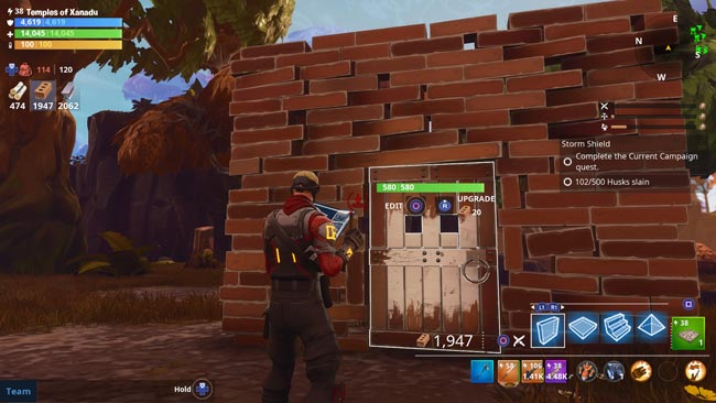 How to build a door in fortnite xbox 1