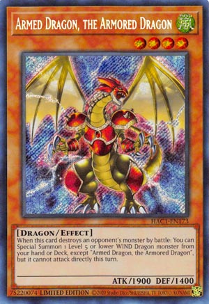 Armed Dragon, the Armored Dragon, Card Details