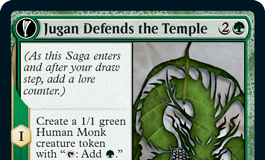 Jugan Defends the Temple